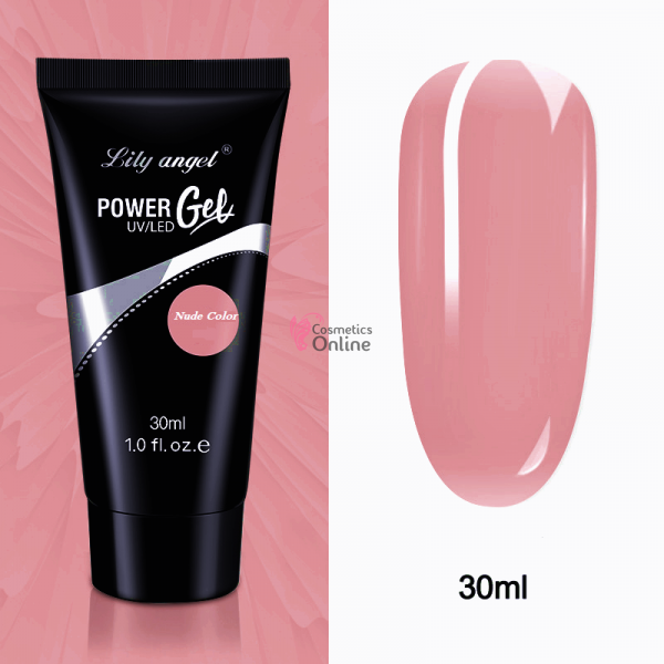 PolyAcril Gel UV/ LED pentru unghii false Lily Angel de 30 ML - 022 Nude Color